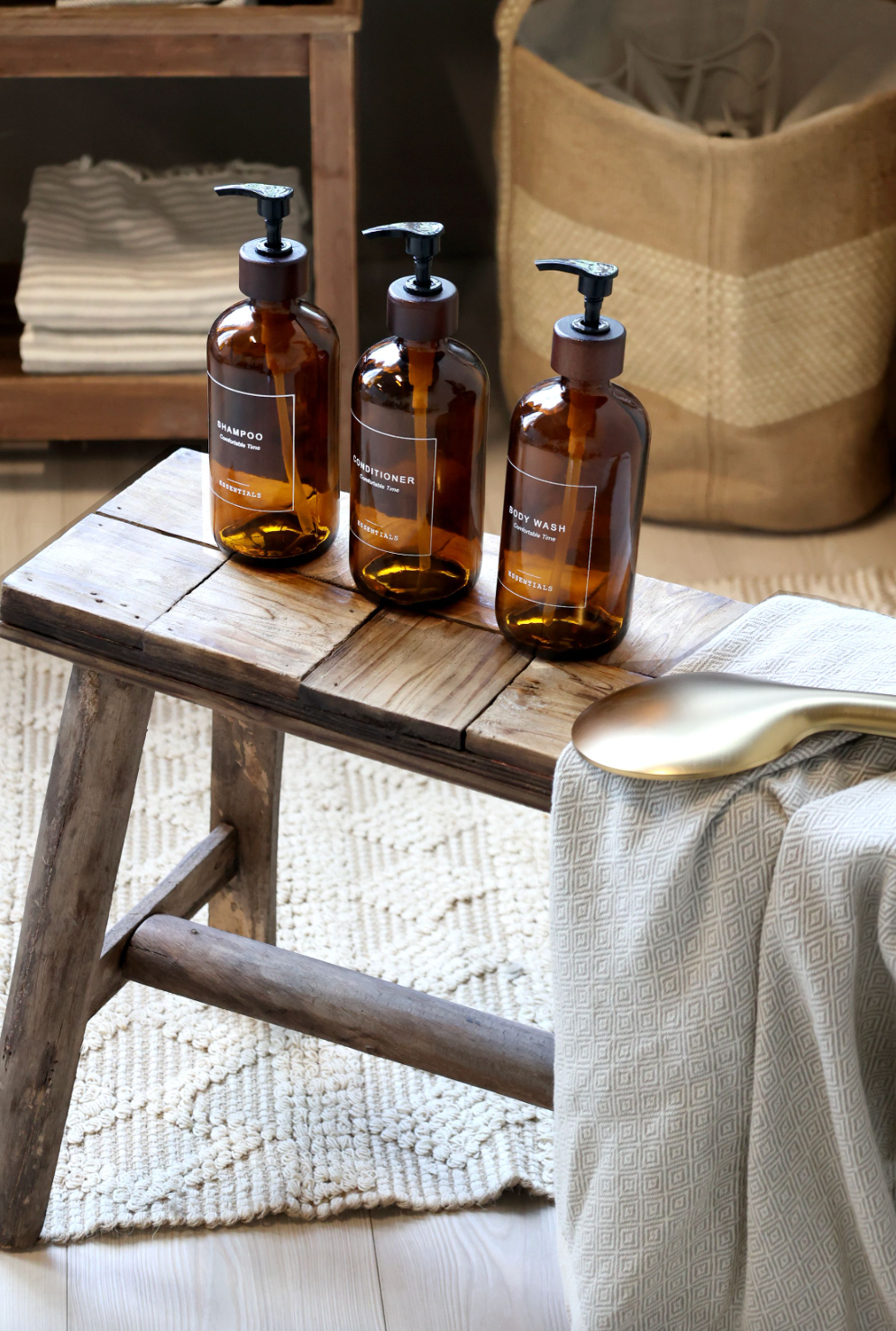Fles met pomp - Body Wash