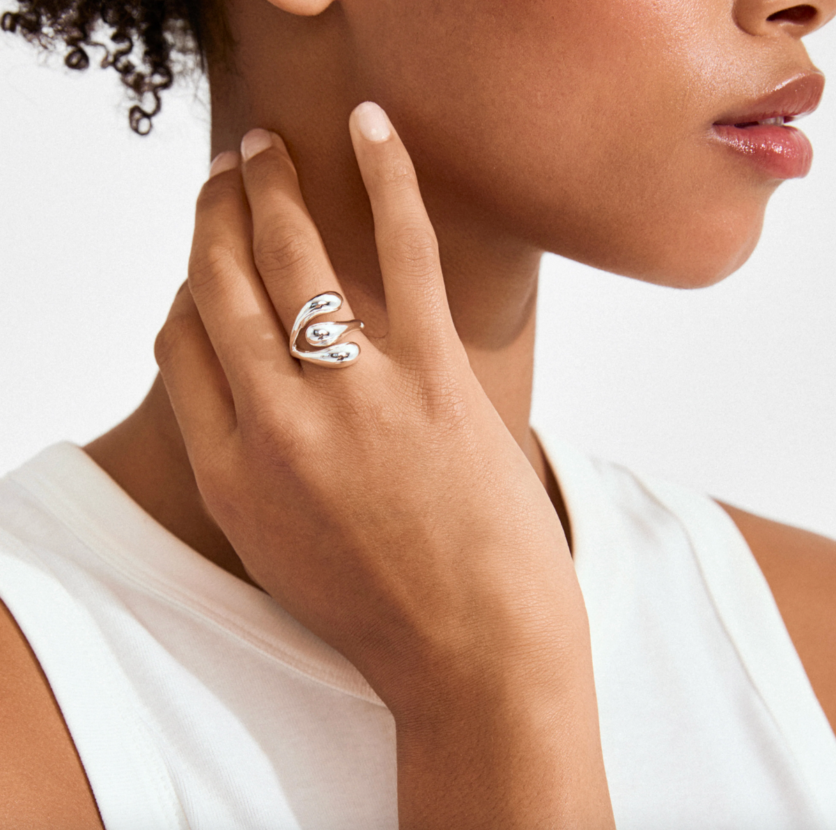 Ring JENNINGS zilvergeplateerd