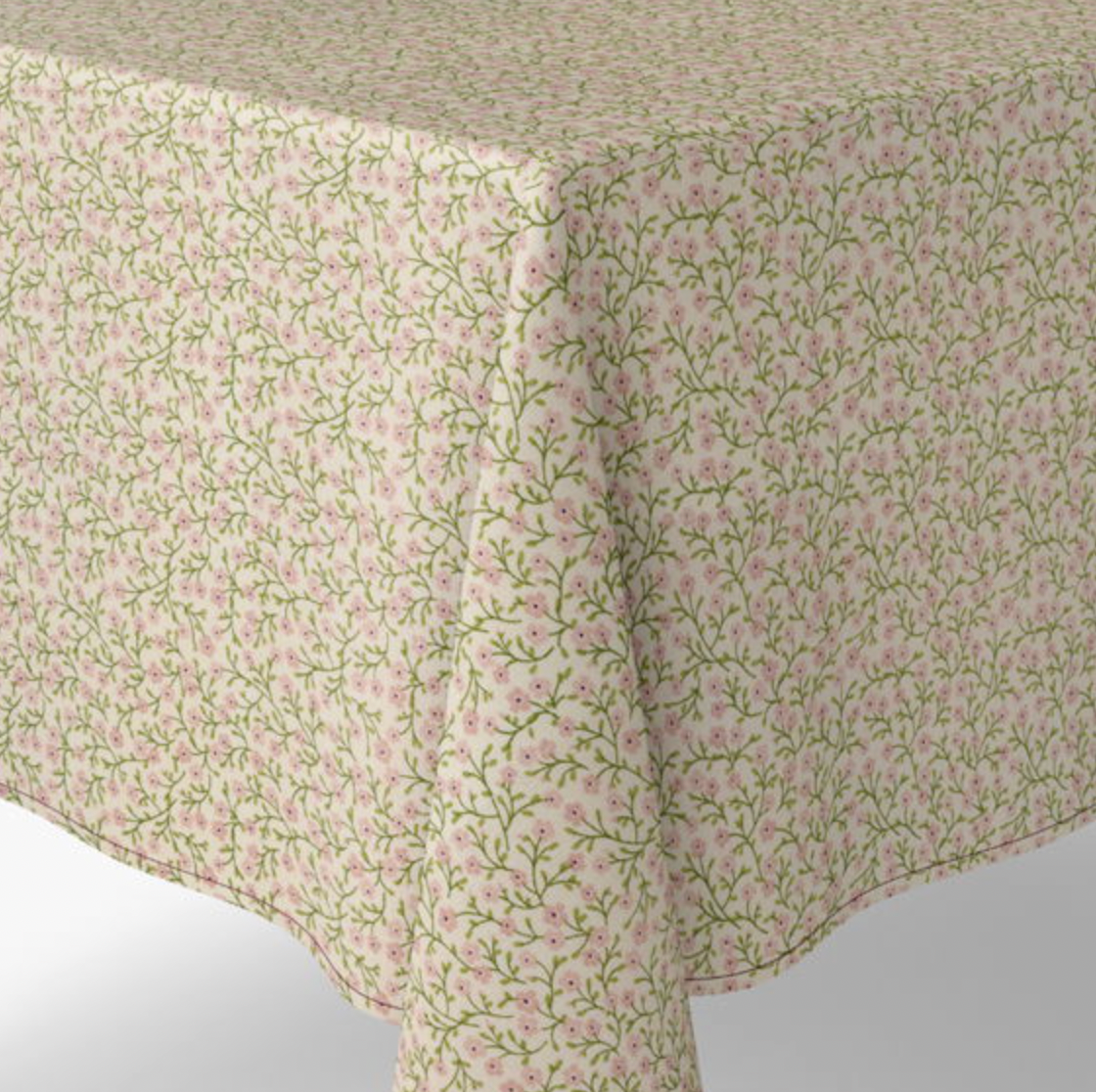Tafelkleed met bloemen - 140x240