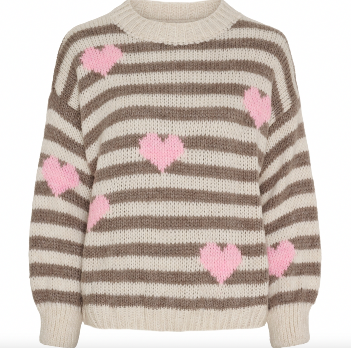 Trui - Beige strepen
