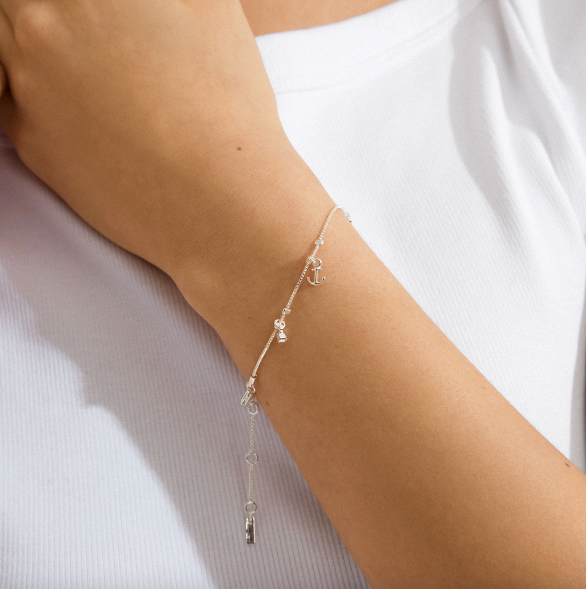 Armband verzilverd