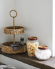 Voorraadpotten met houten deksel - Set van 2 stuks