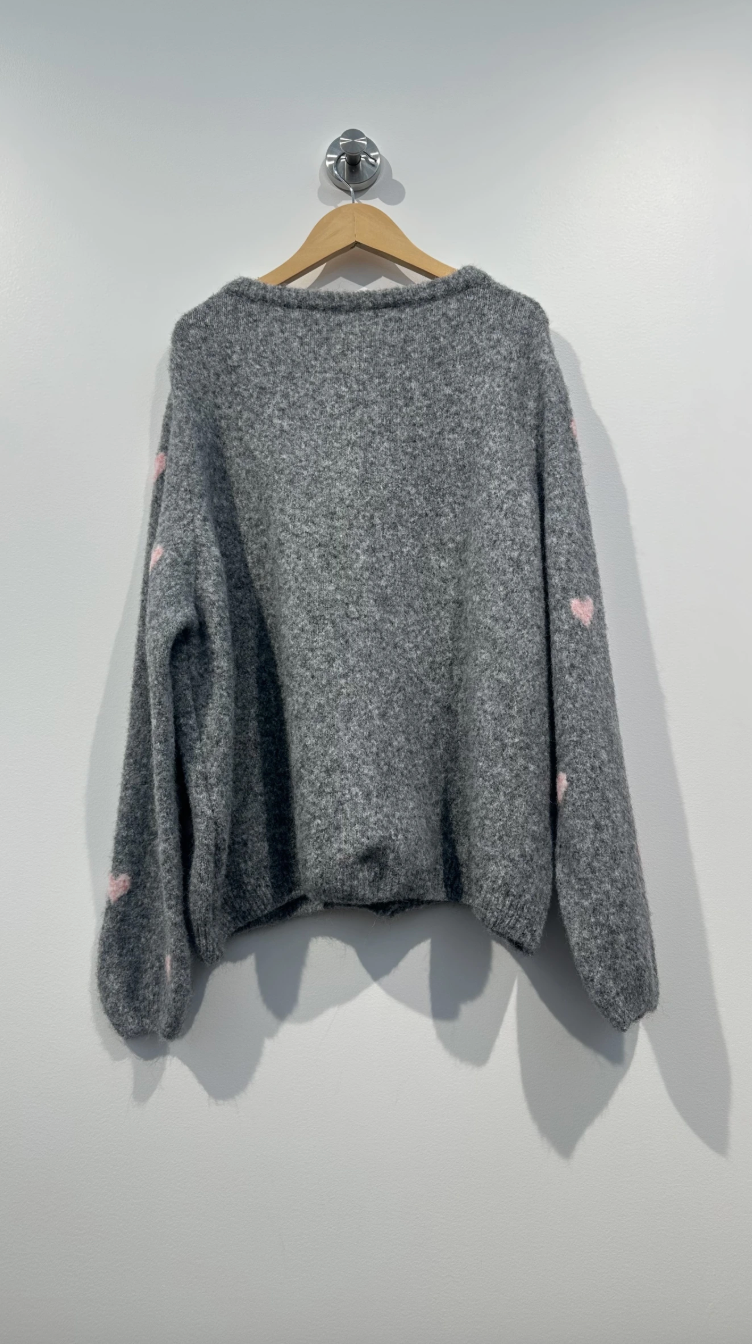 Cardigan Alpaga - Harten