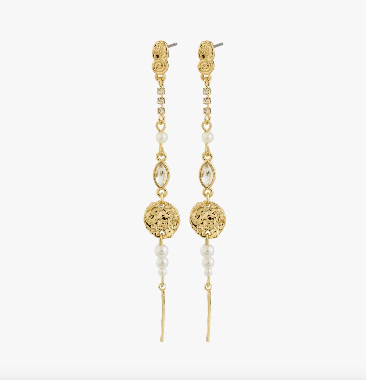 Boho oorbellen verguld