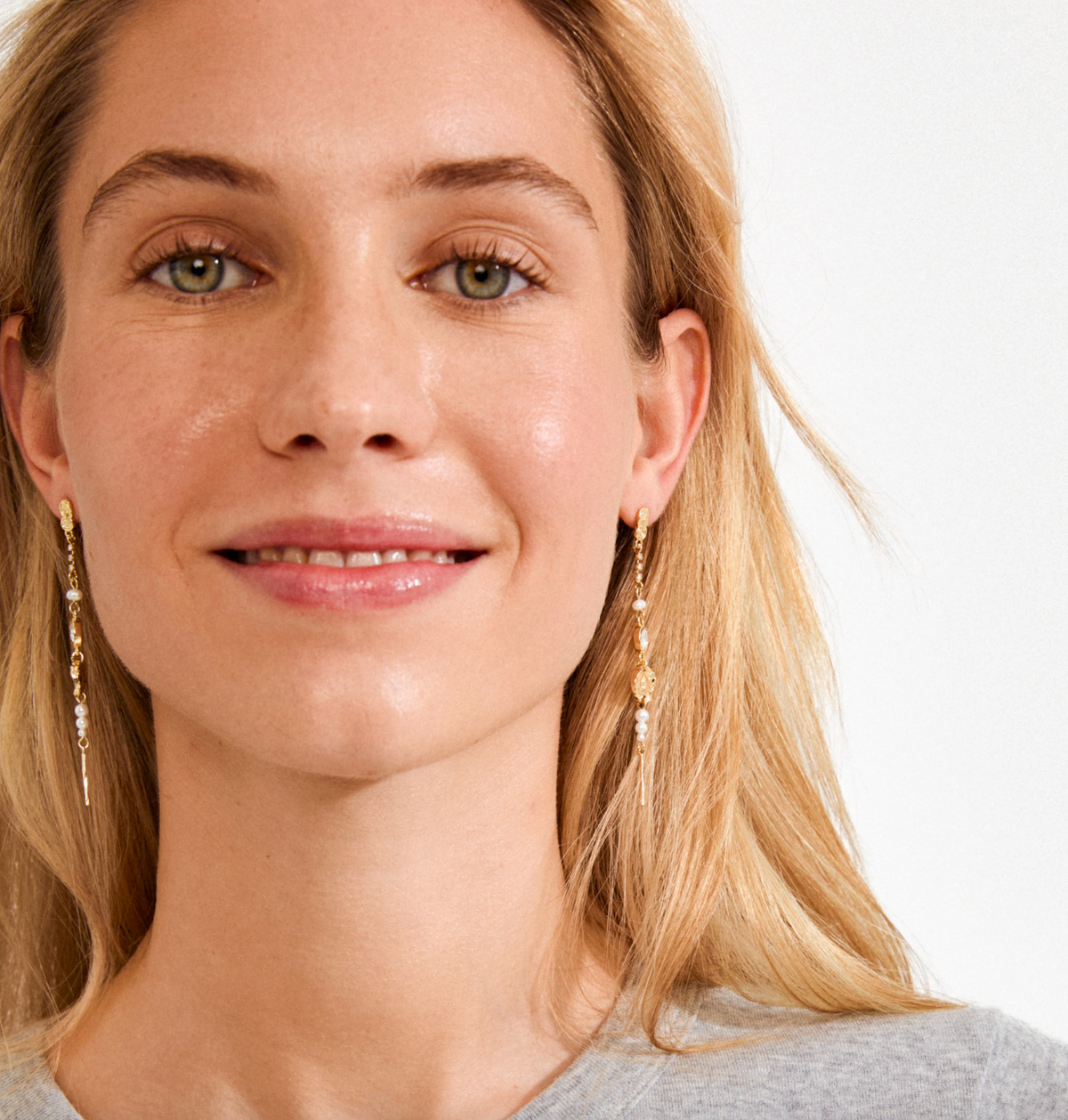 Boho oorbellen verguld