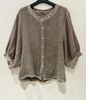 Shirt Luna Brown - Linnenmix