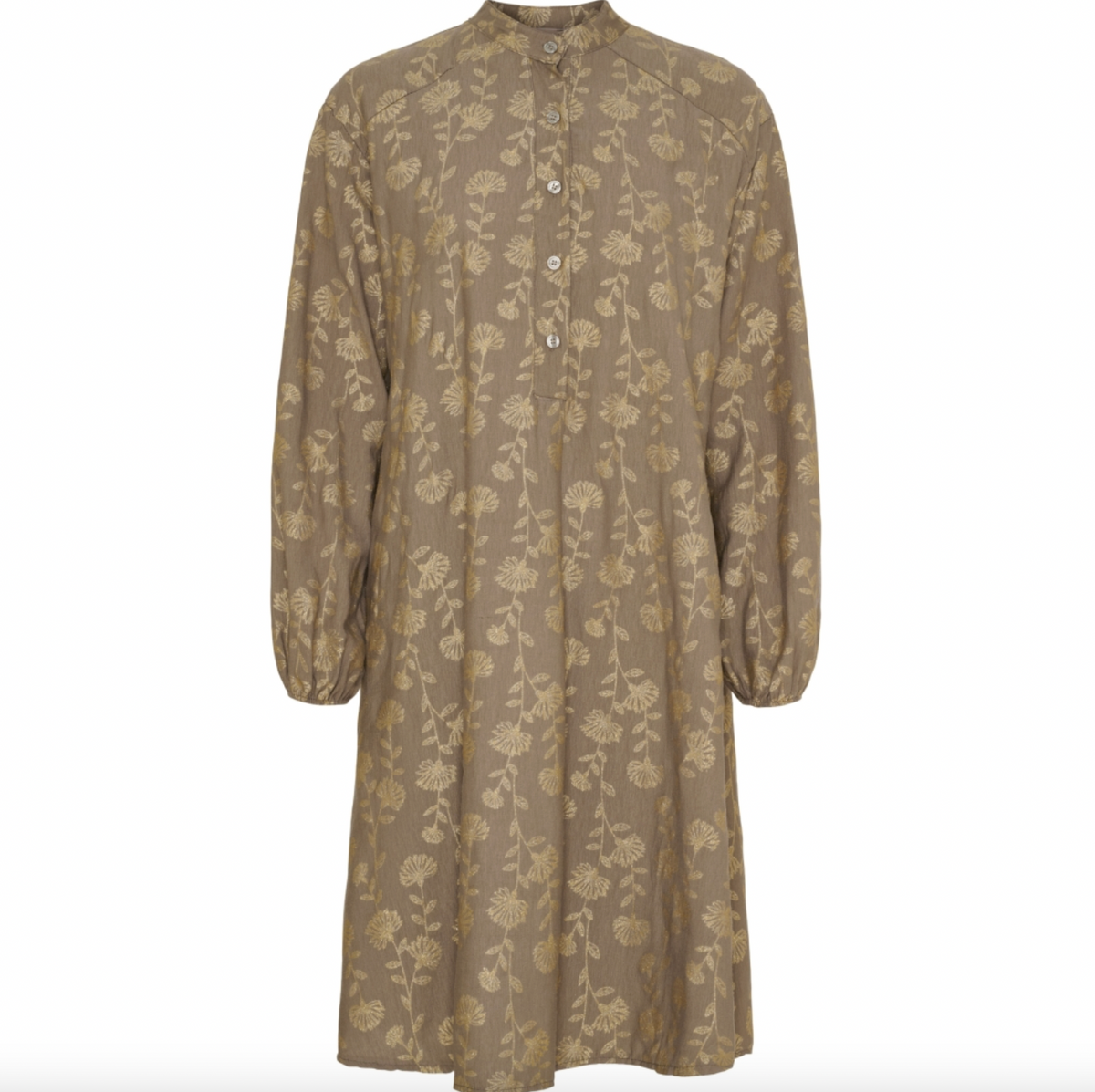Jurk met gouden print