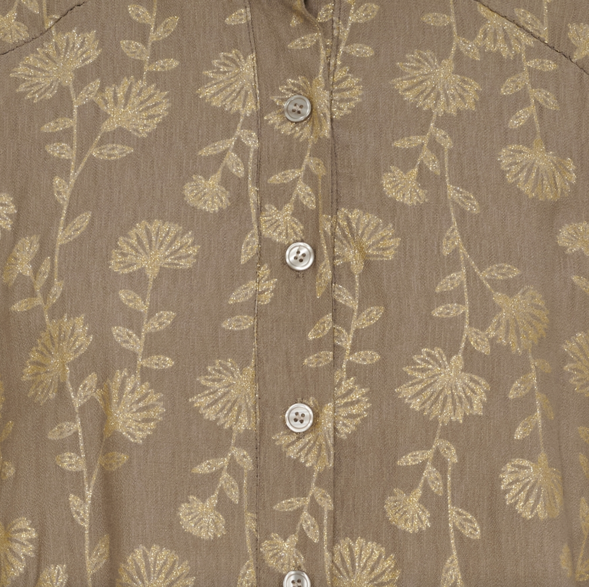 Jurk met gouden print