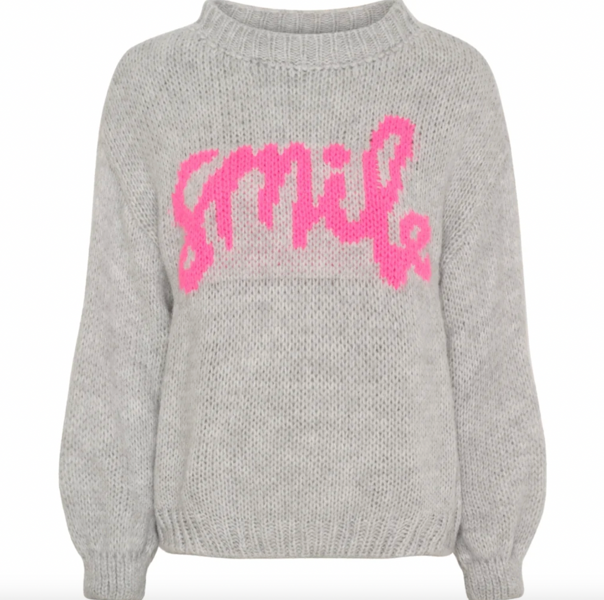 Strik Smile - Lichtgrijs