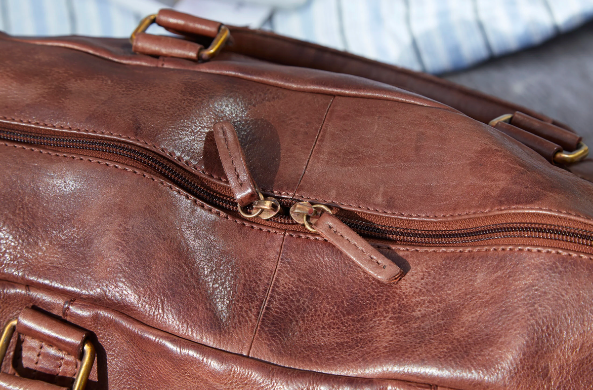 Weekendtas Raw boheme - Brown