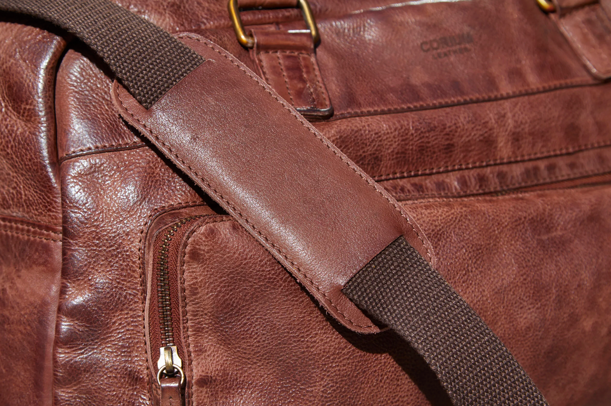 Weekendtas Raw boheme - Brown