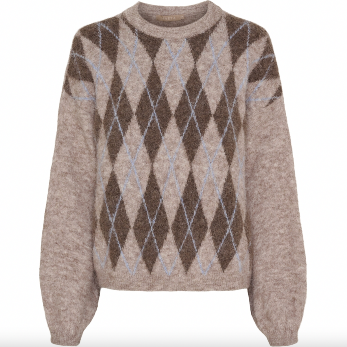 Trui Cora - Beige / blue