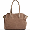 Shopper van suède - taupe