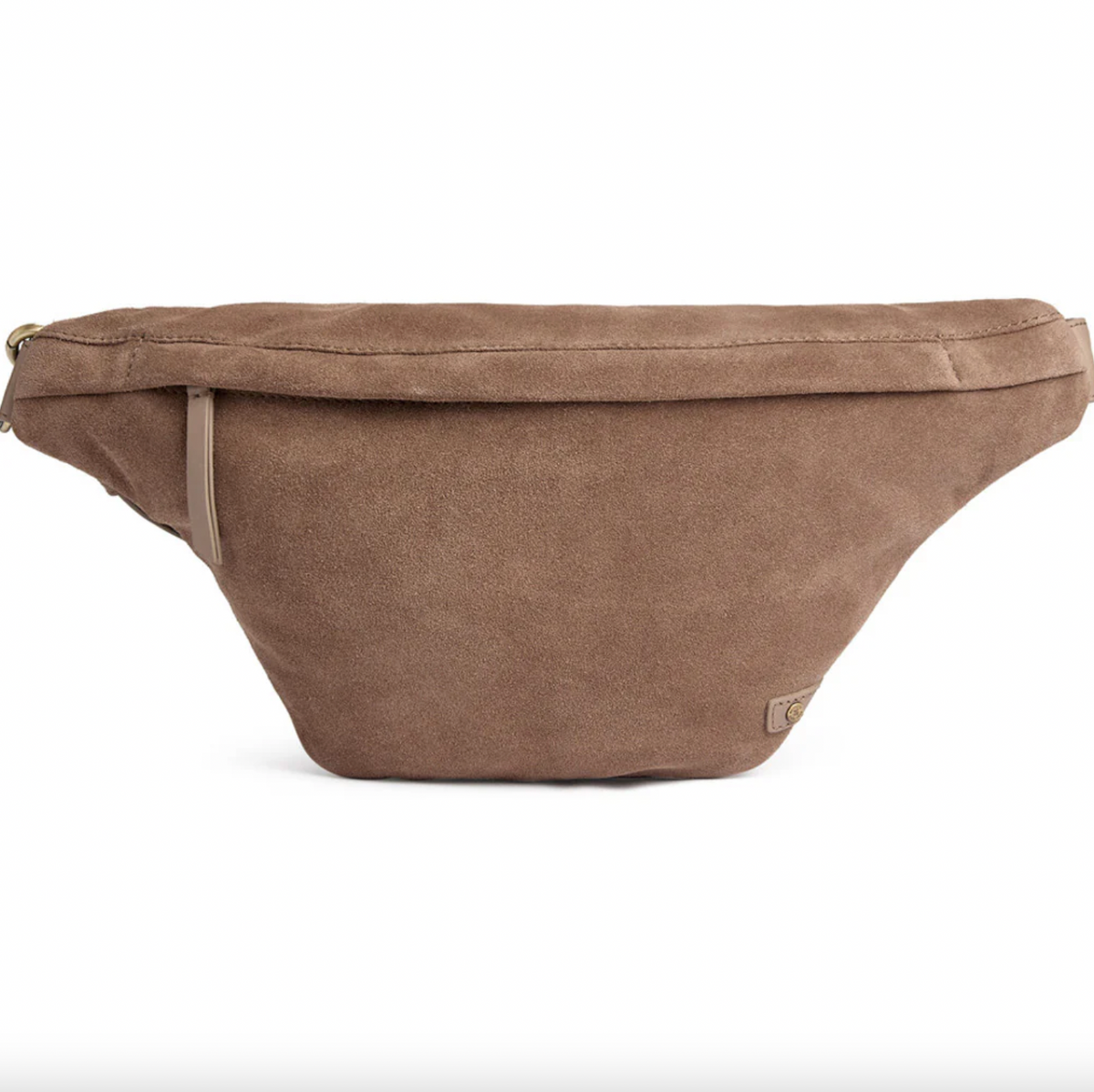 Mooie suède bumbag - Taupe