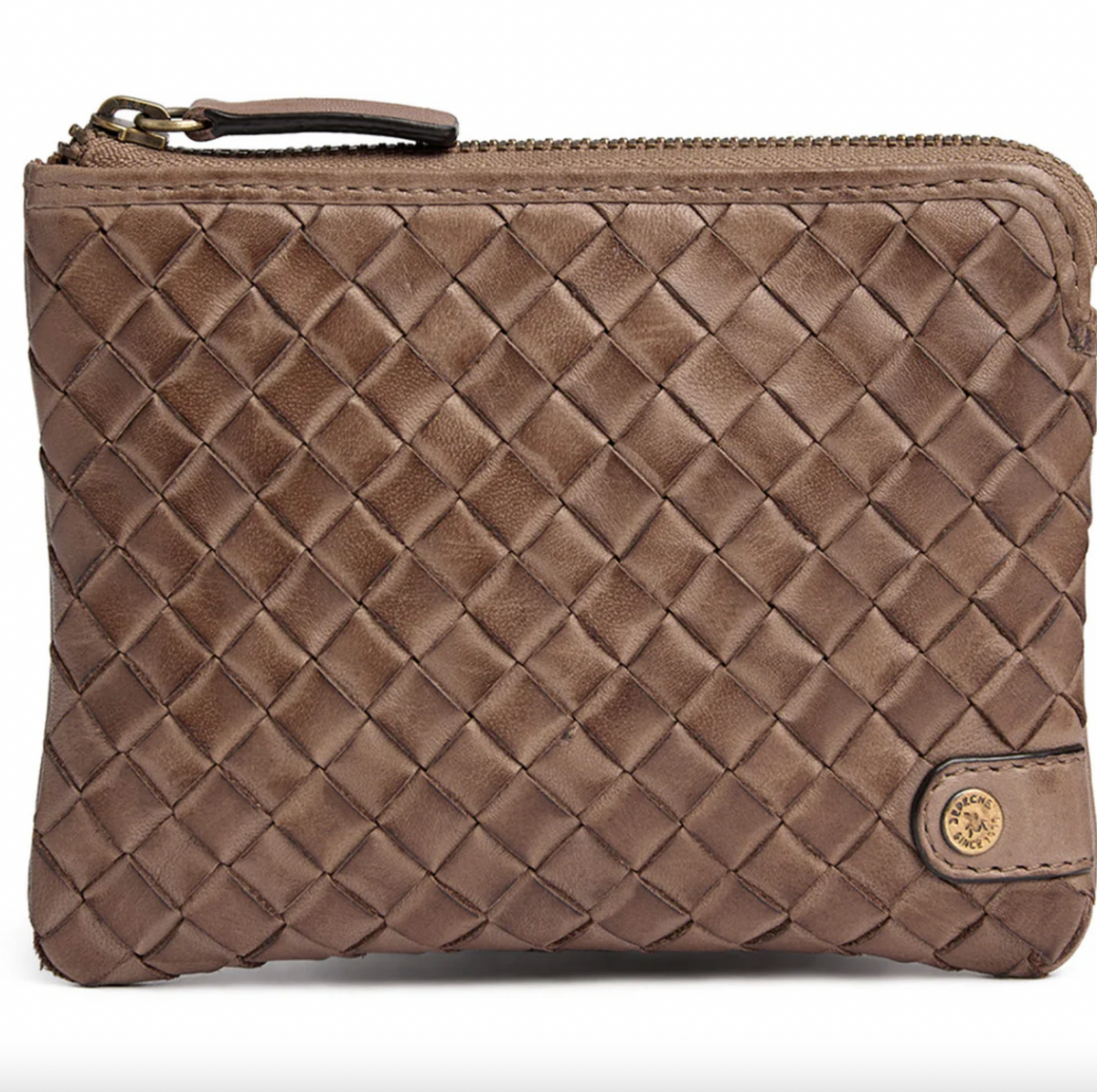 Portemonnee Sofya - Handgevlochten Dark Taupe