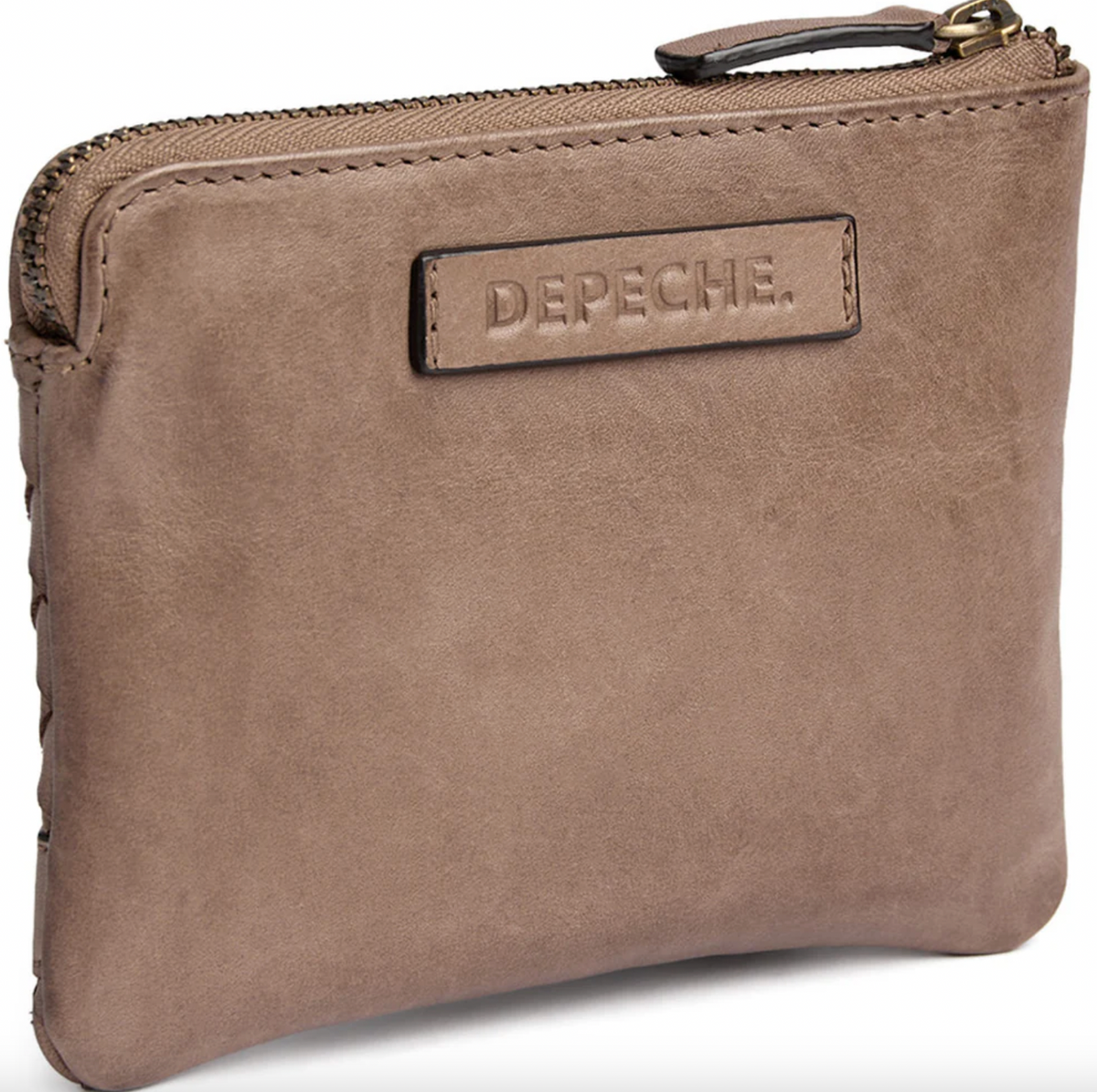 Portemonnee Sofya - Handgevlochten Dark Taupe