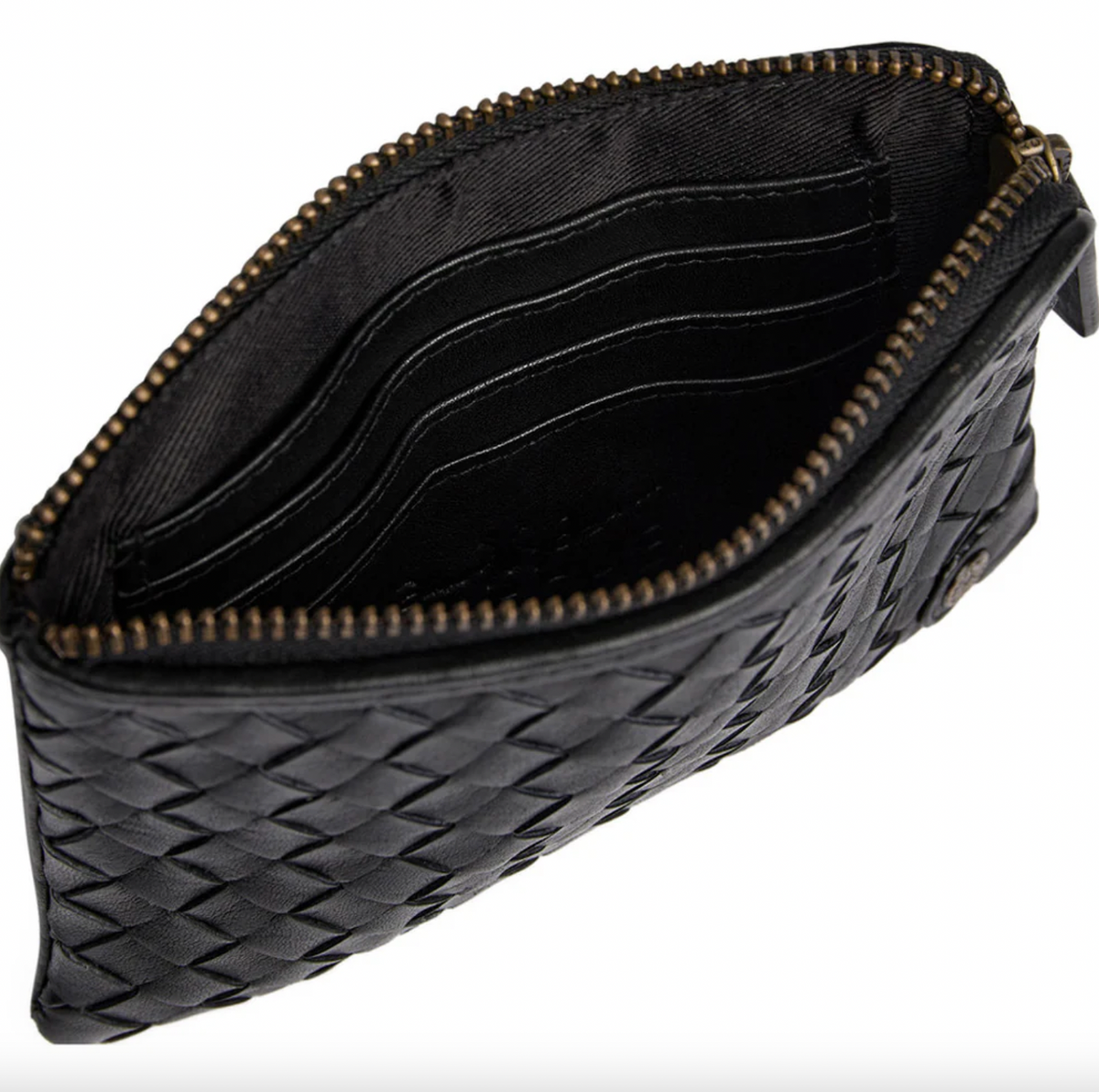 Portemonnee Sofya - Handgevlochten black