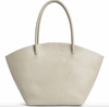 Shopper croco in leer - Sand