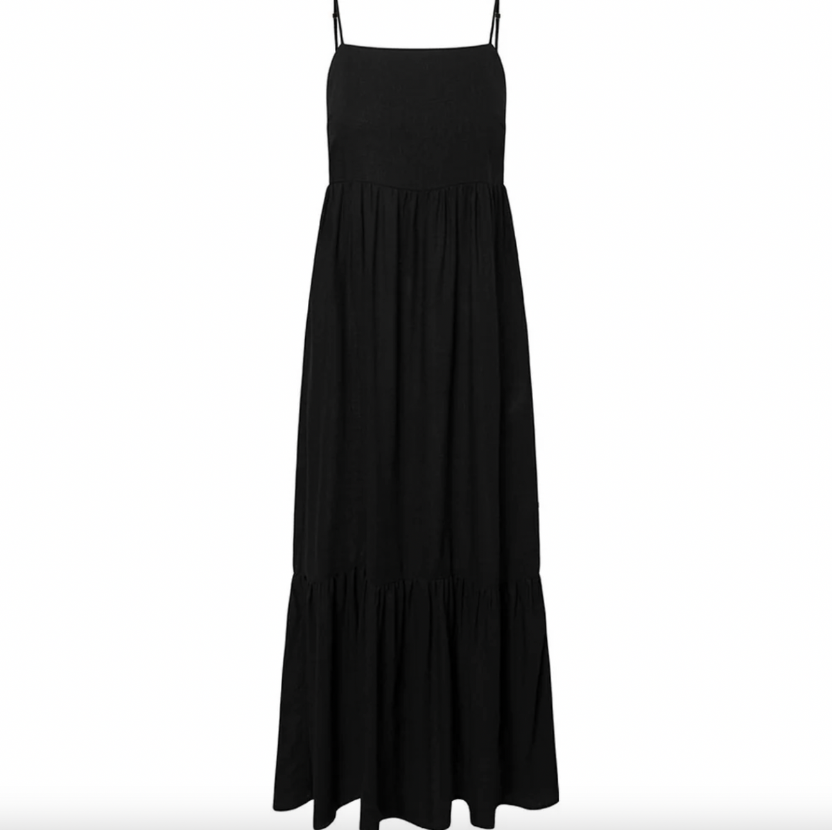 Jurk Tara depeche - Black