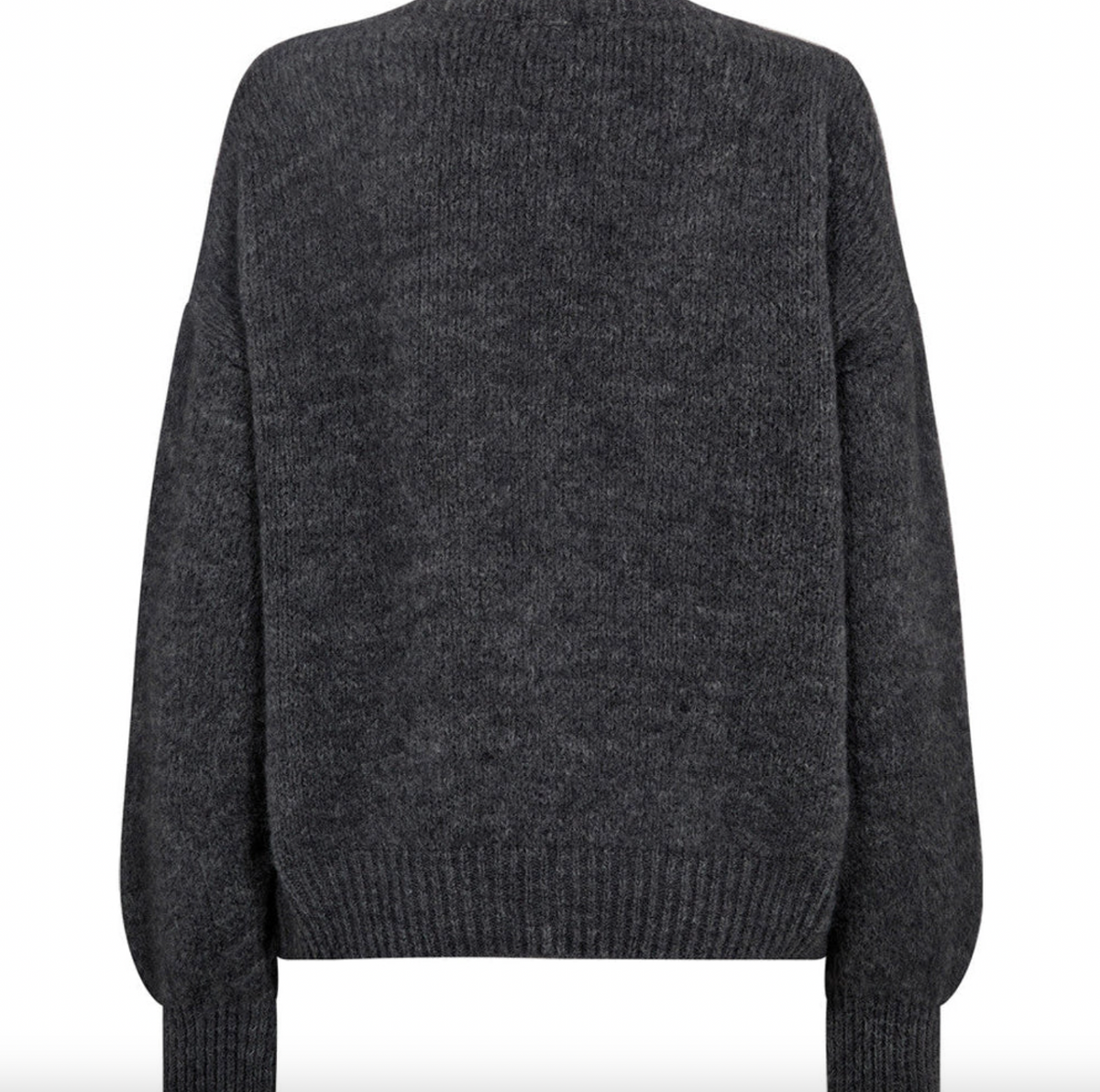 Alpaca cardigan Depeche - Grey Melange
