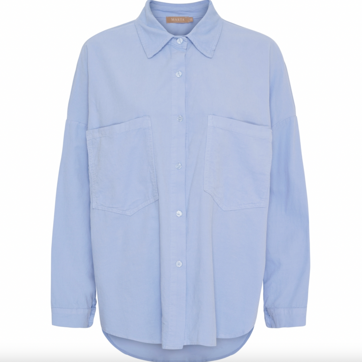 Overhemd babycord - Blauw