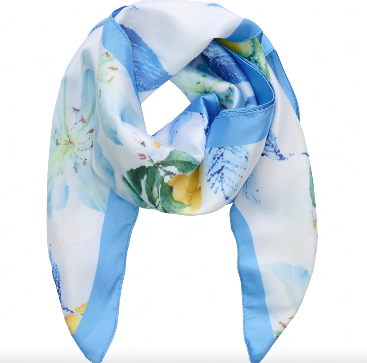 Sjaal blue / yellow