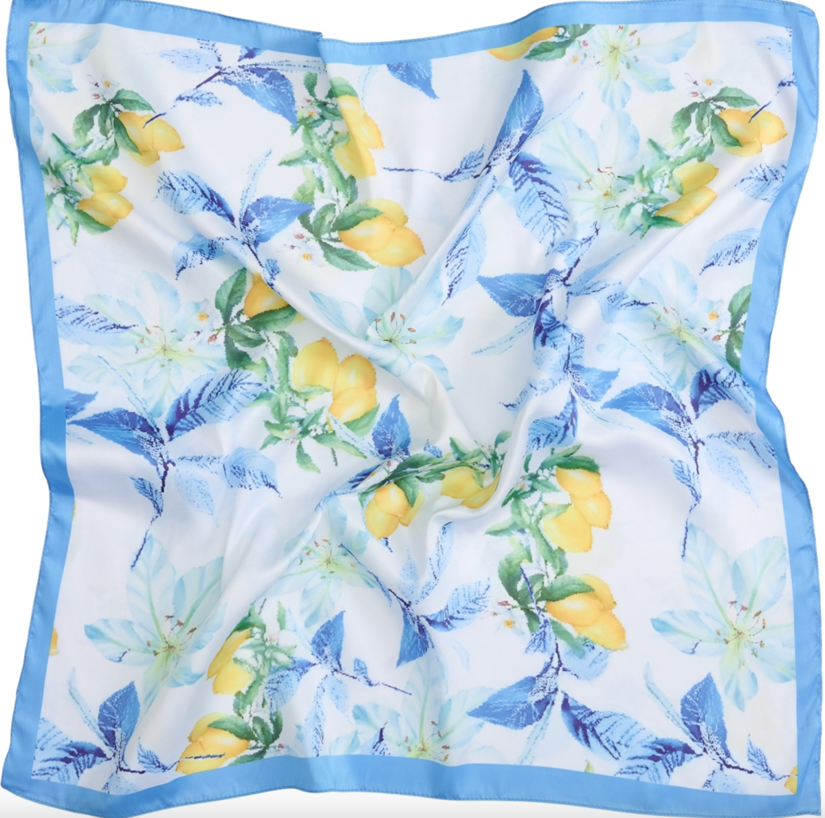 Sjaal blue / yellow