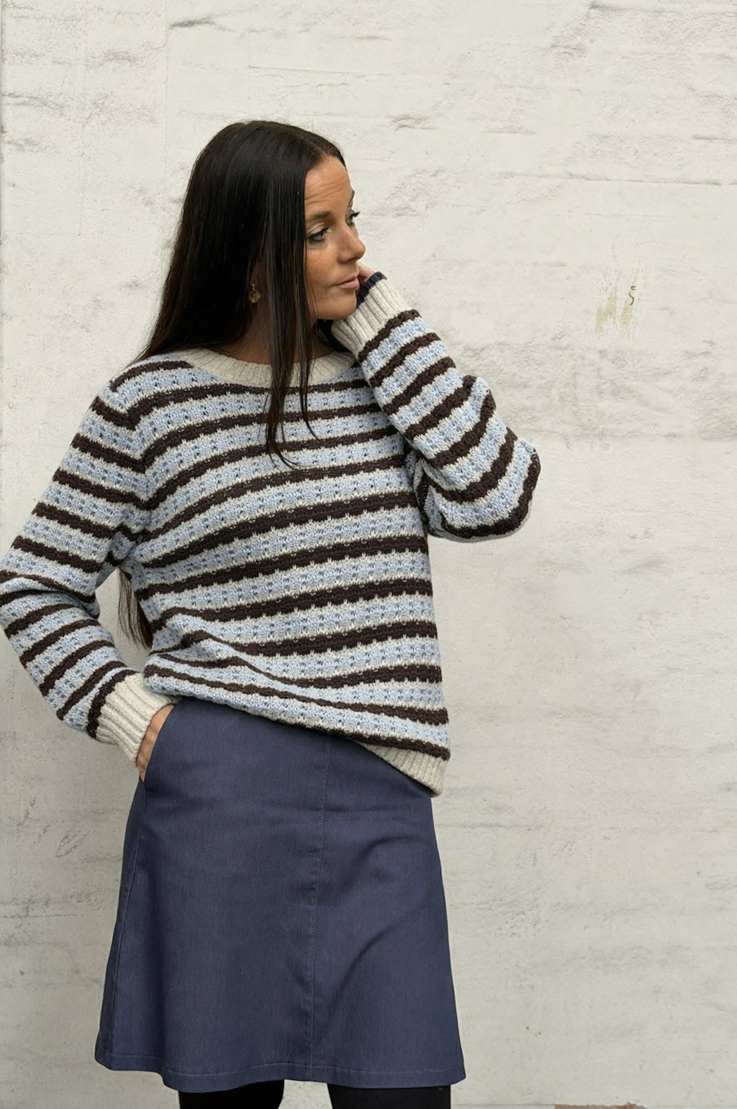 Trui Nivelle blue