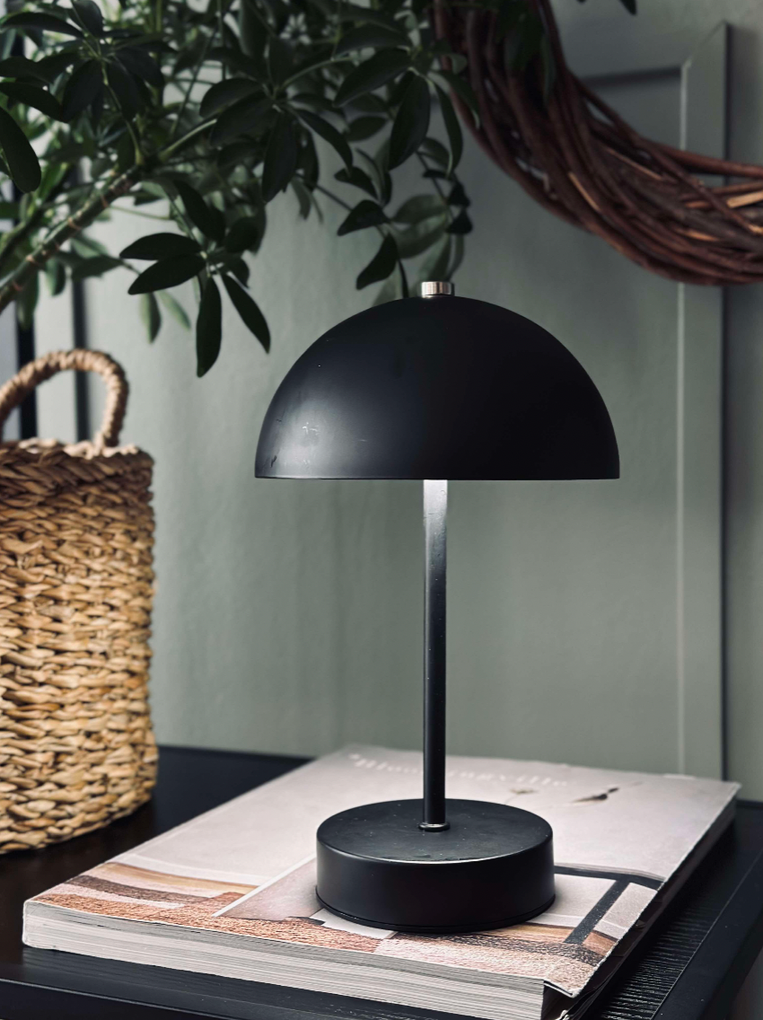 Bureaulamp met touch - Zwart