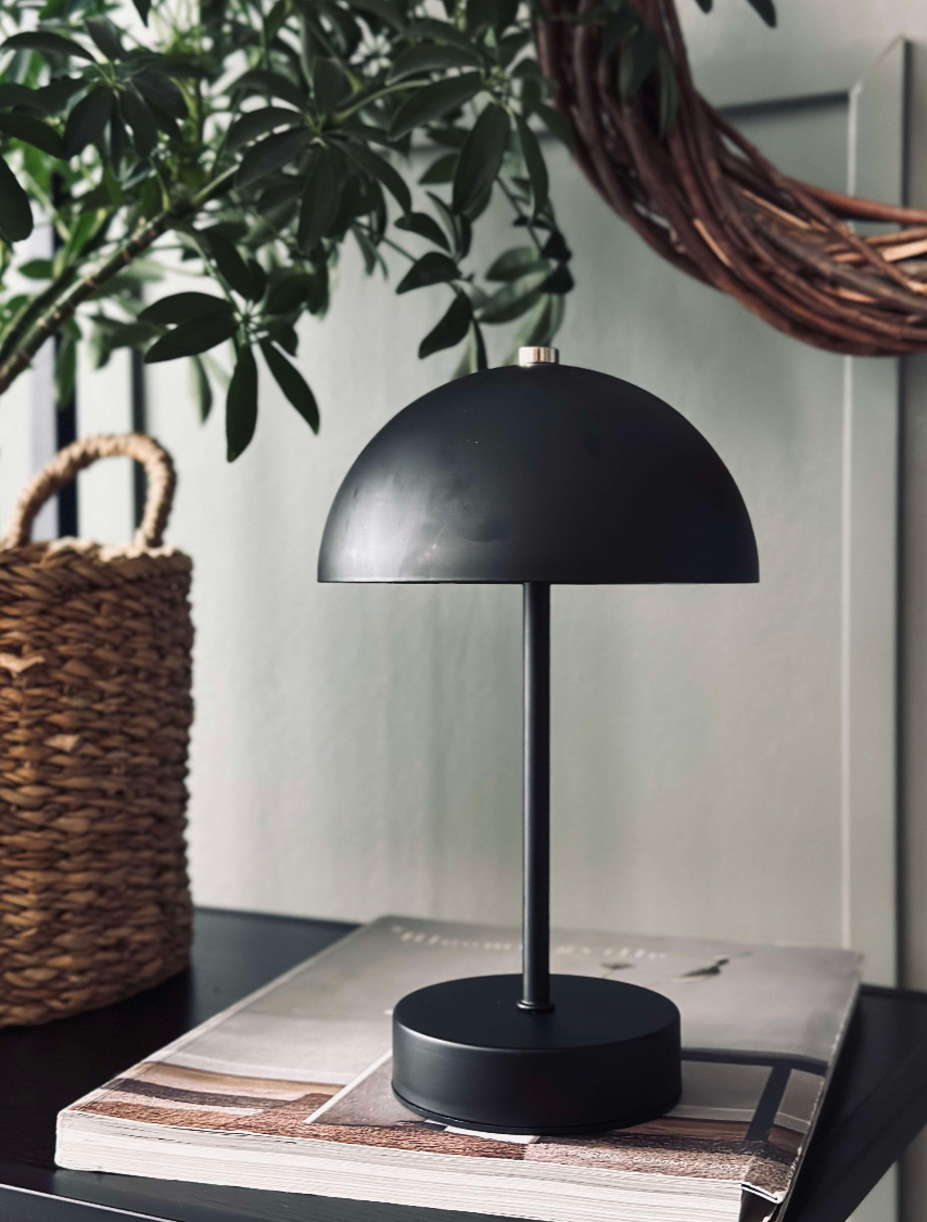 Bureaulamp met touch - Zwart