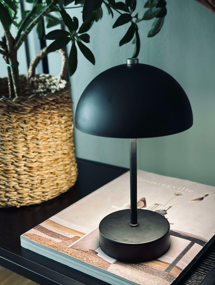 Bureaulamp met touch - Zwart