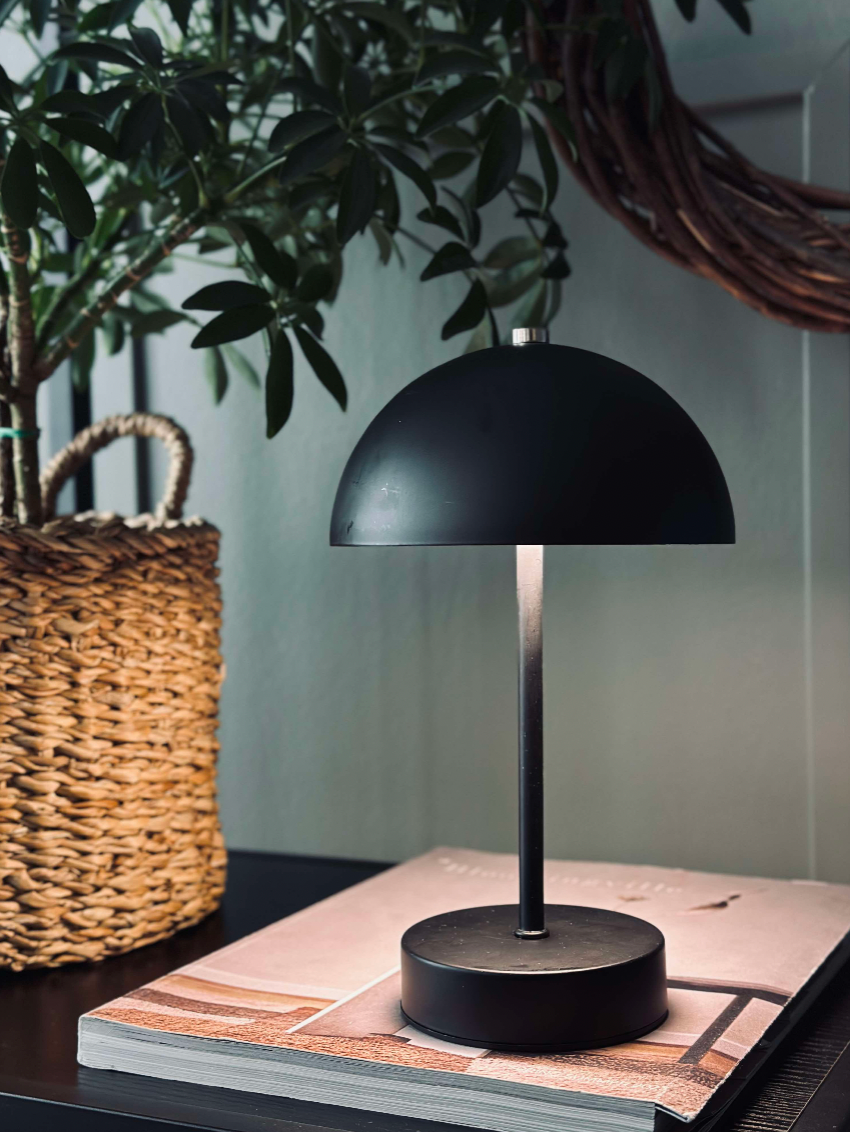 Bureaulamp met touch - Zwart