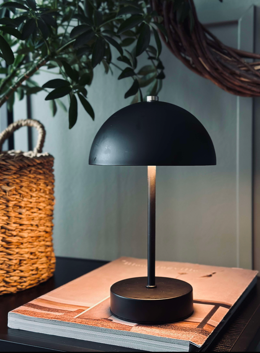 Bureaulamp met touch - Zwart