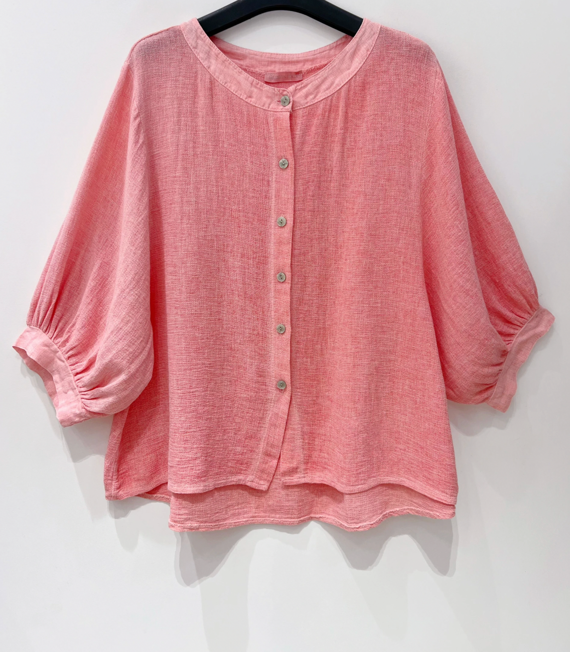 Shirt Luna Coral - Linnenmix
