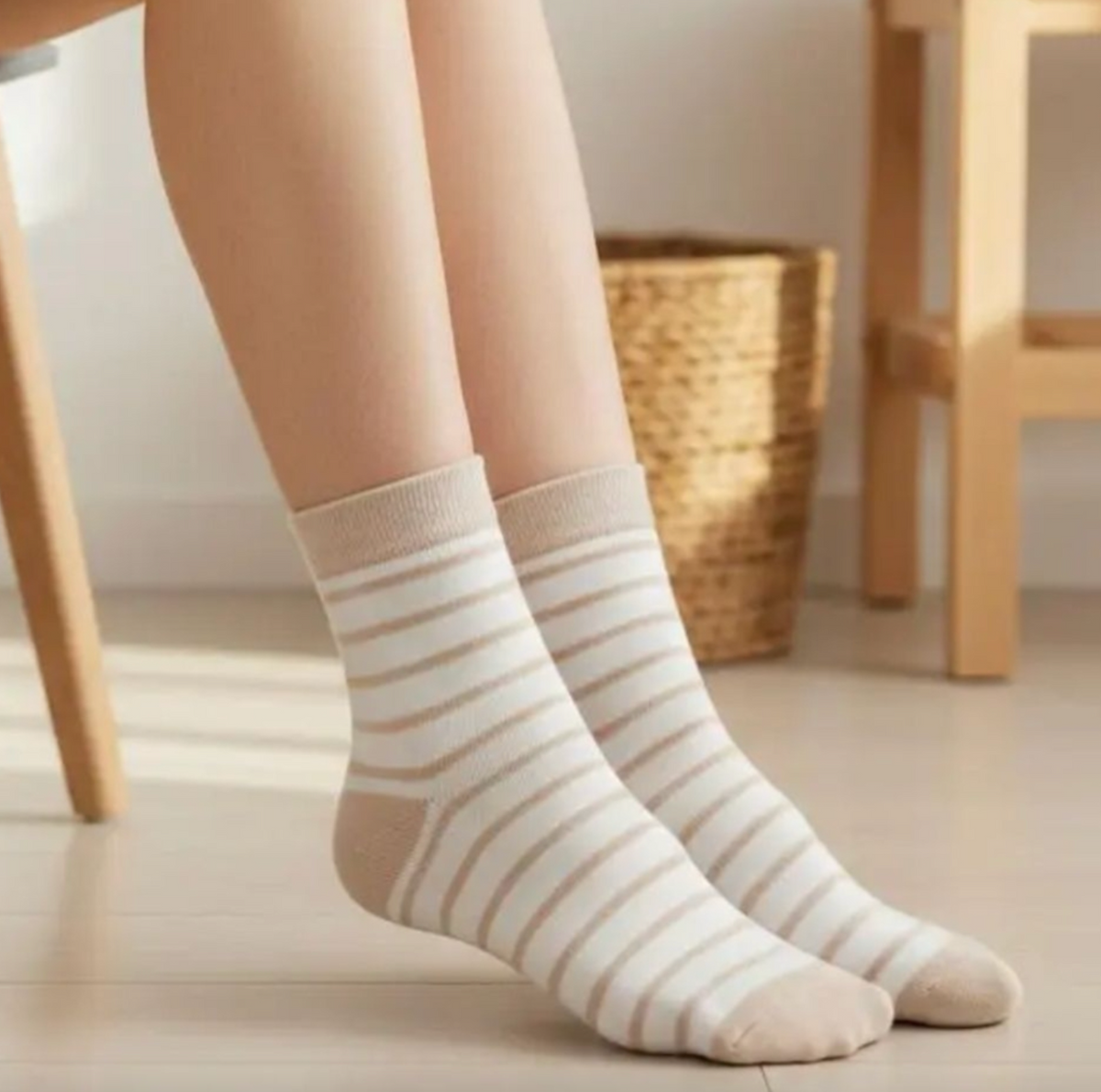 Sokken Marta taupe - Maat 37-41