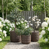Plantekurve DARK RATTAN - meerdere maten