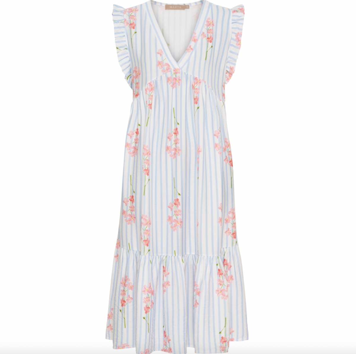 Jurk Anika Streep - Blue