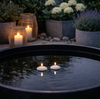 Drijvende lichtjes met timer - Set van 2 stuks