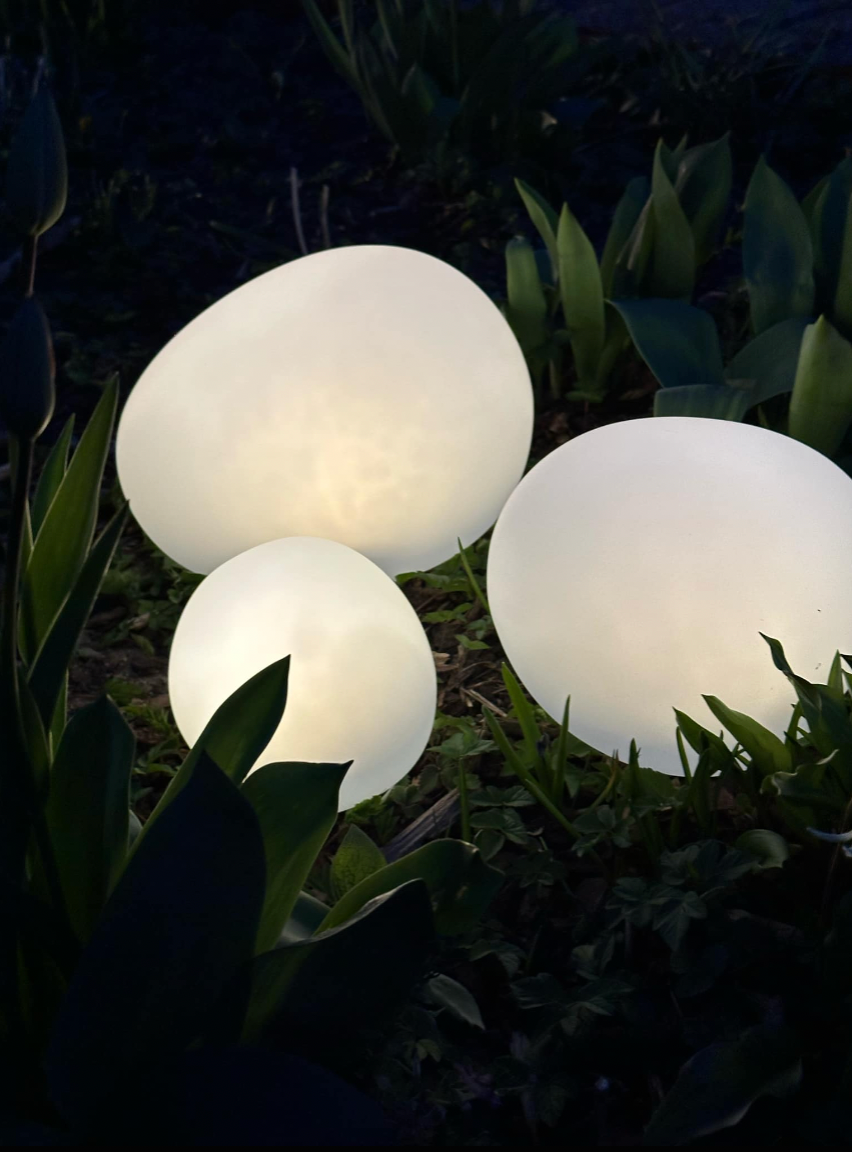 Lichtbol Stone - Set van 3 stuks