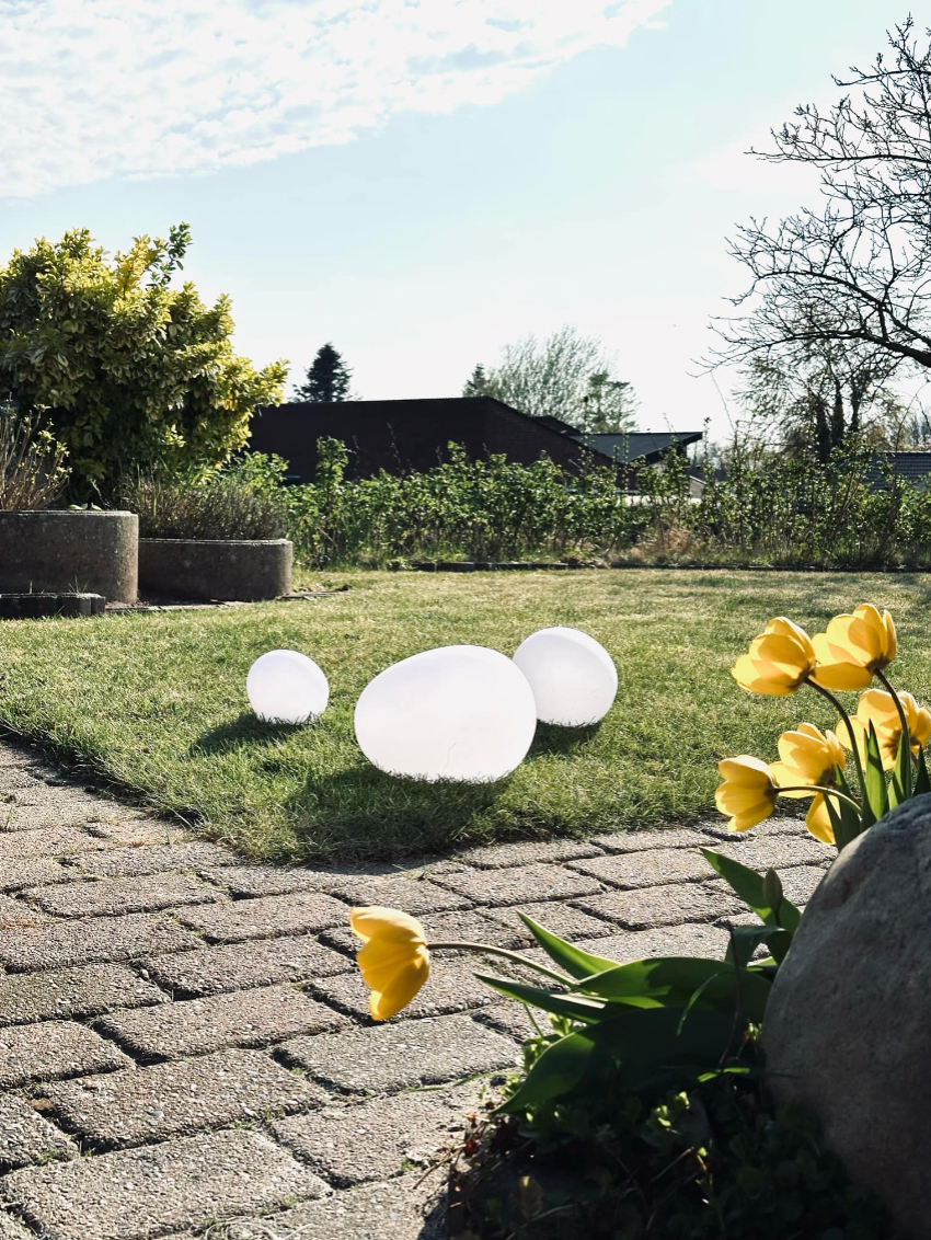 Lichtbol Stone - Set van 3 stuks