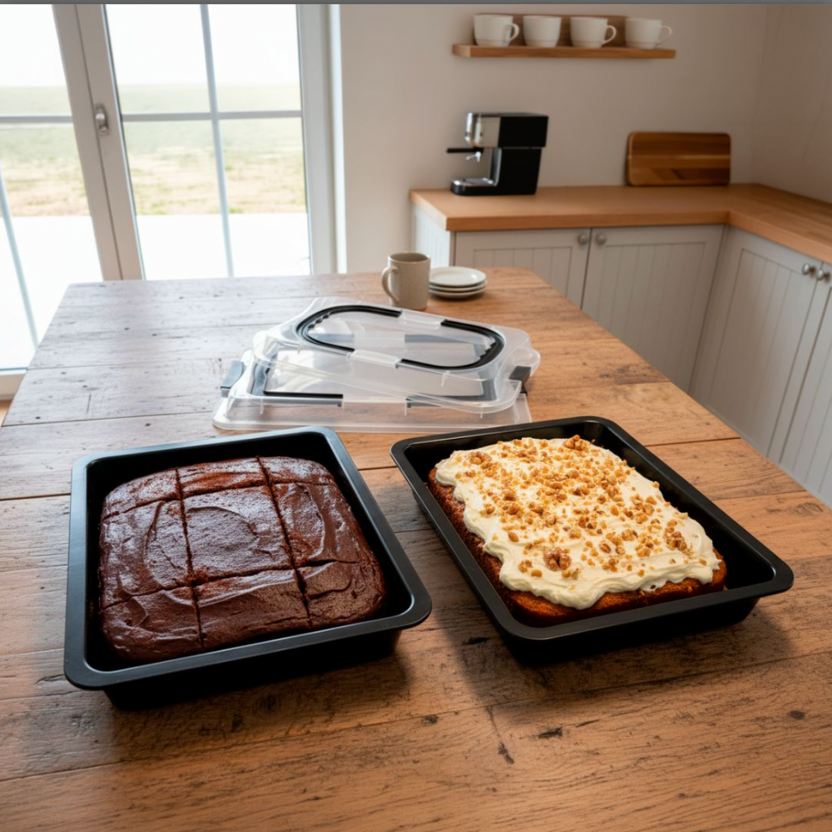 Braadpannenset met deksel - 2-pack