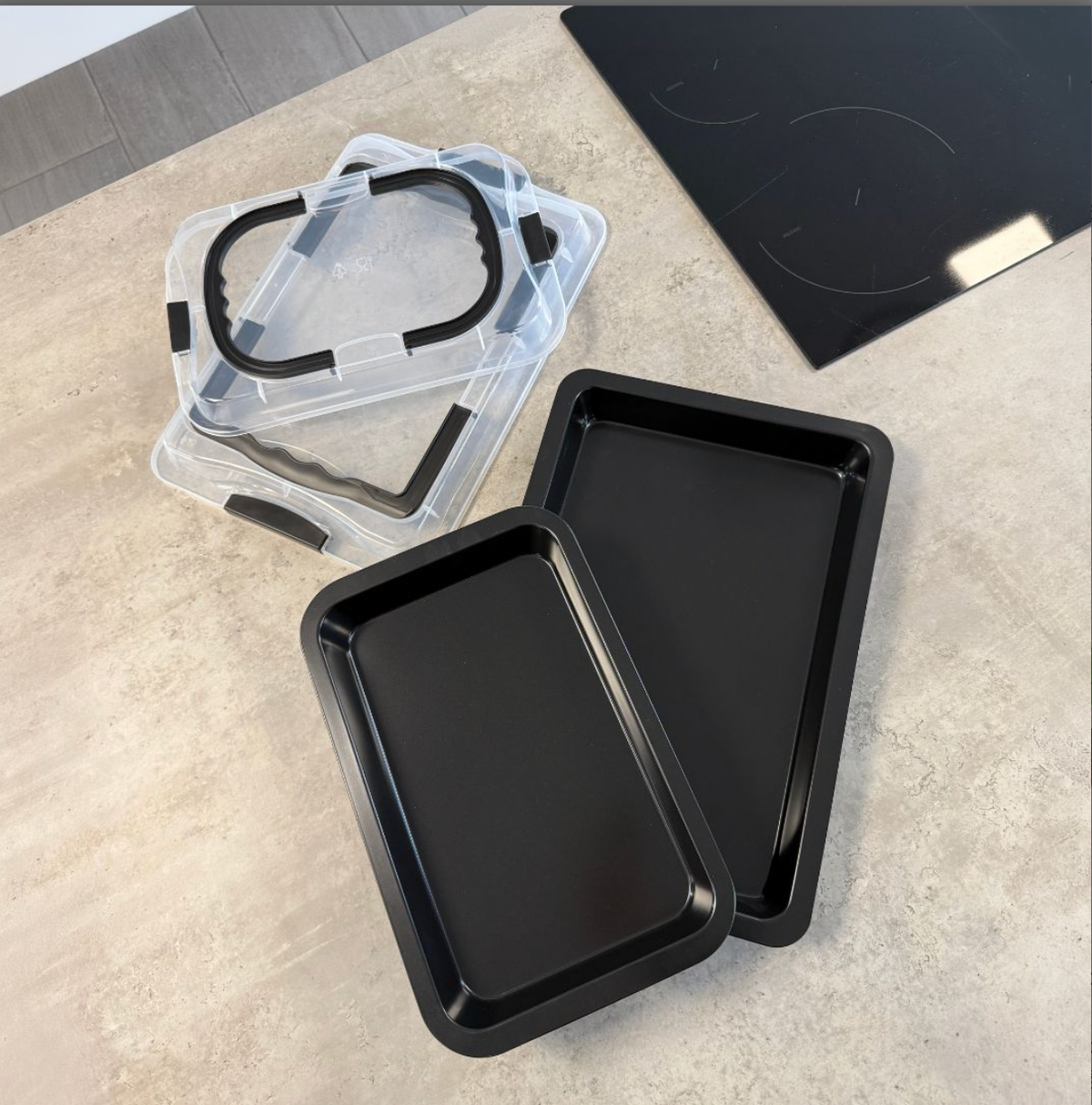 Braadpannenset met deksel - 2-pack