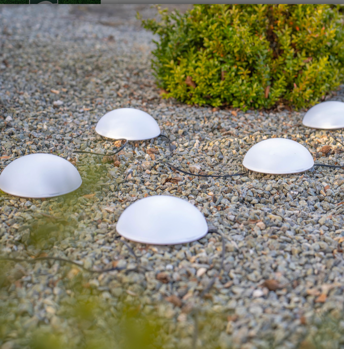 Zonne-halfronde LED-lamp - 5-pack