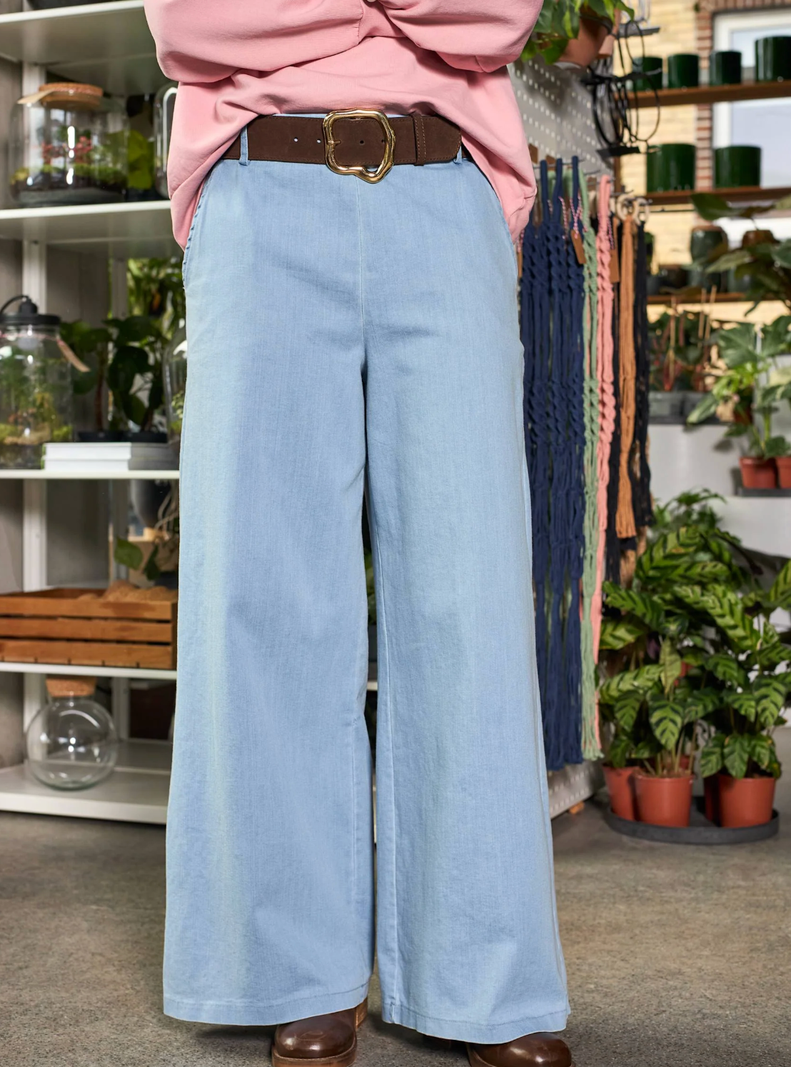 Broek Denice boxy denim