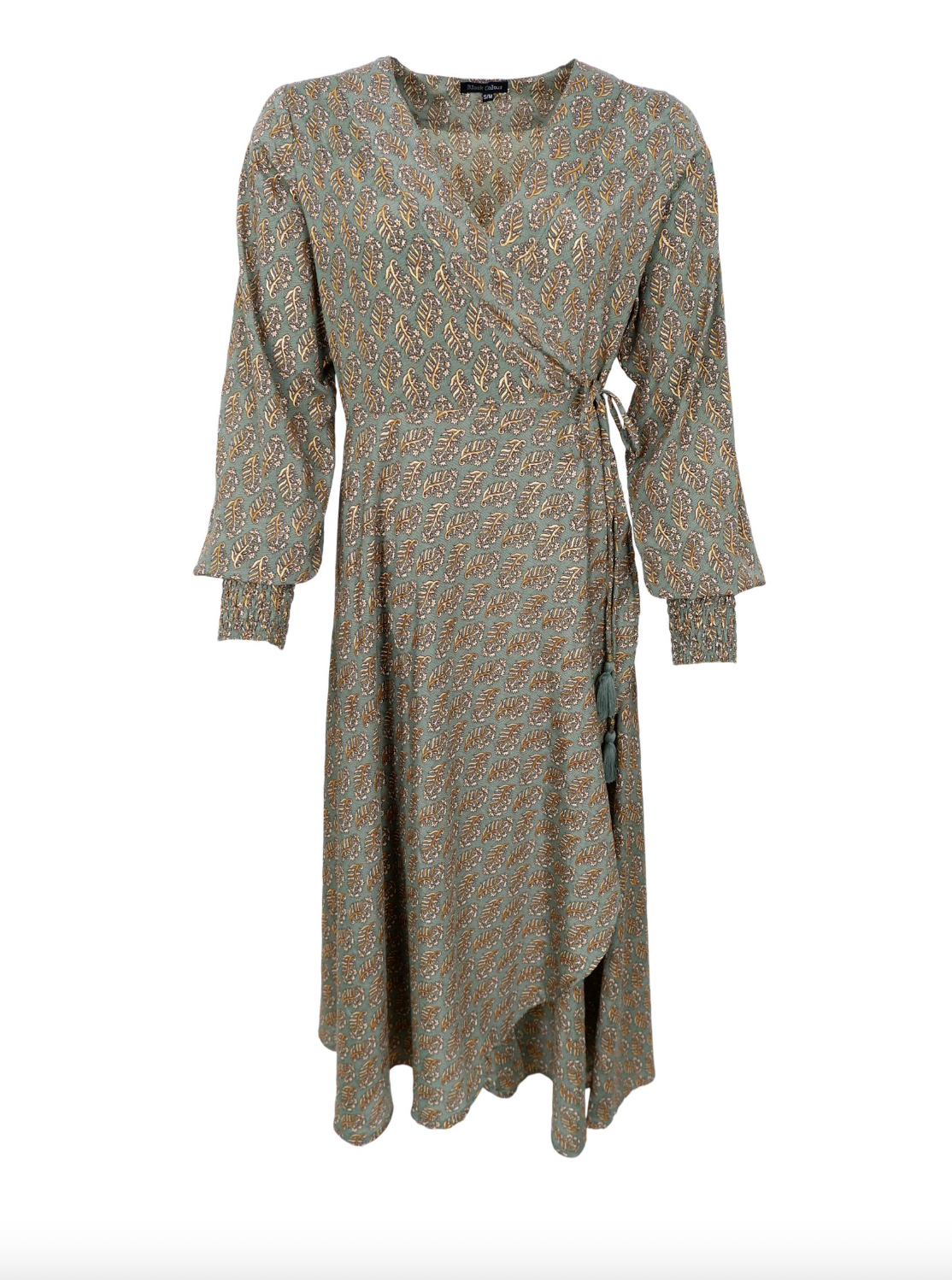 Jurk Luna wrap - Olive Mist