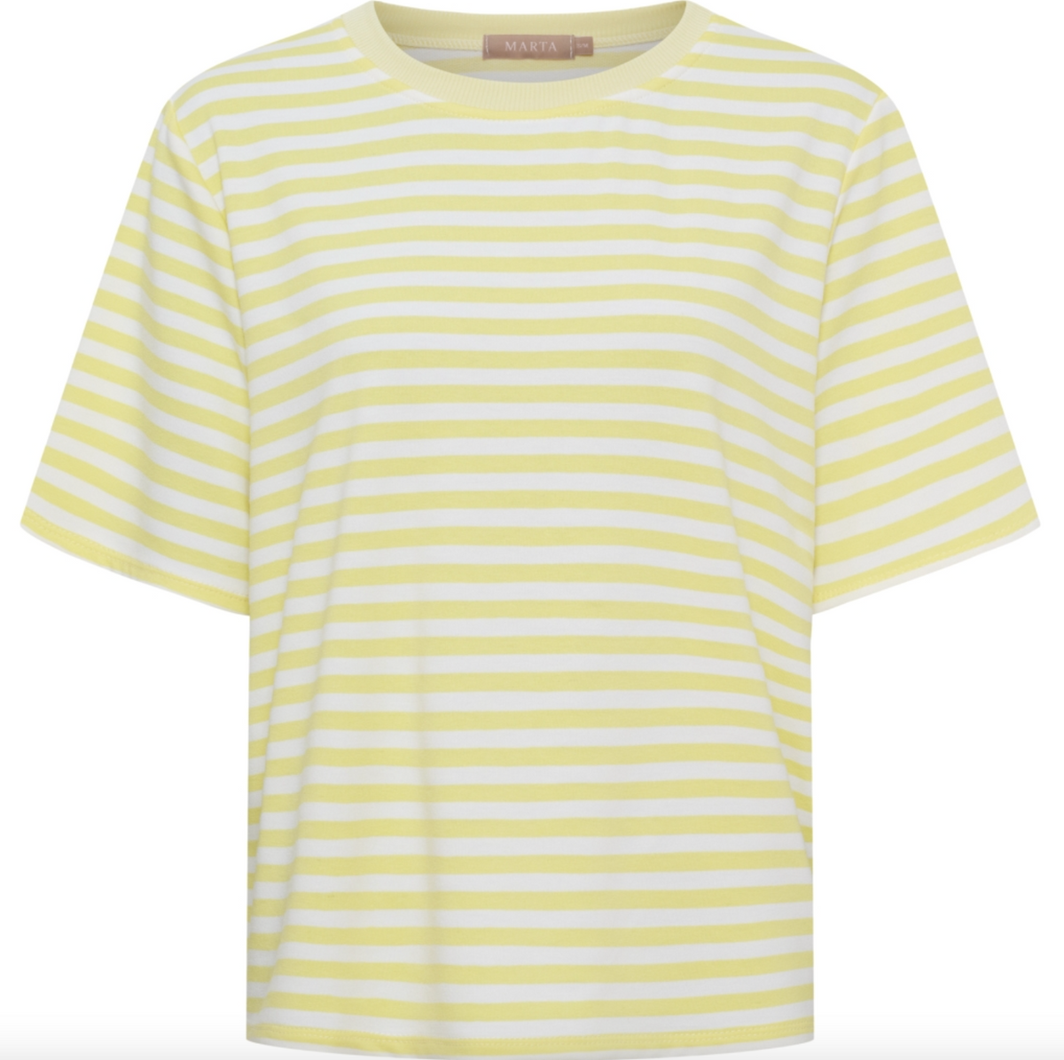 T-shirt Jamilla geel