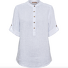 Blouse met overhemdkraag Larisa - White
