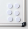Magneten voor whiteboards - Wit 6 stuks
