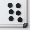 Magneten voor whiteboards - Black 6 stuks