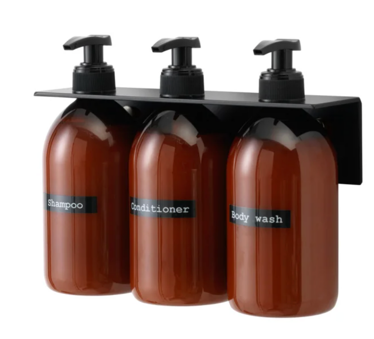 Houder voor 3 flessen - Black